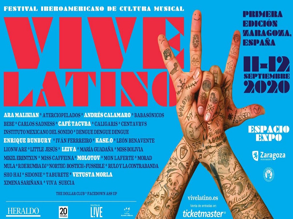 Imagen de Por primera vez Vive Latino llega a Zaragoza para llenar la Expo en 2020 con los grupos de mayor tirón